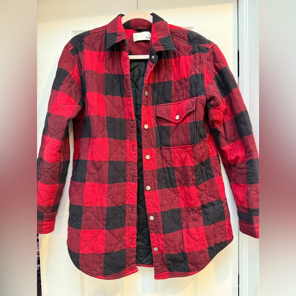 Wilfred Free Plaid Shacket
